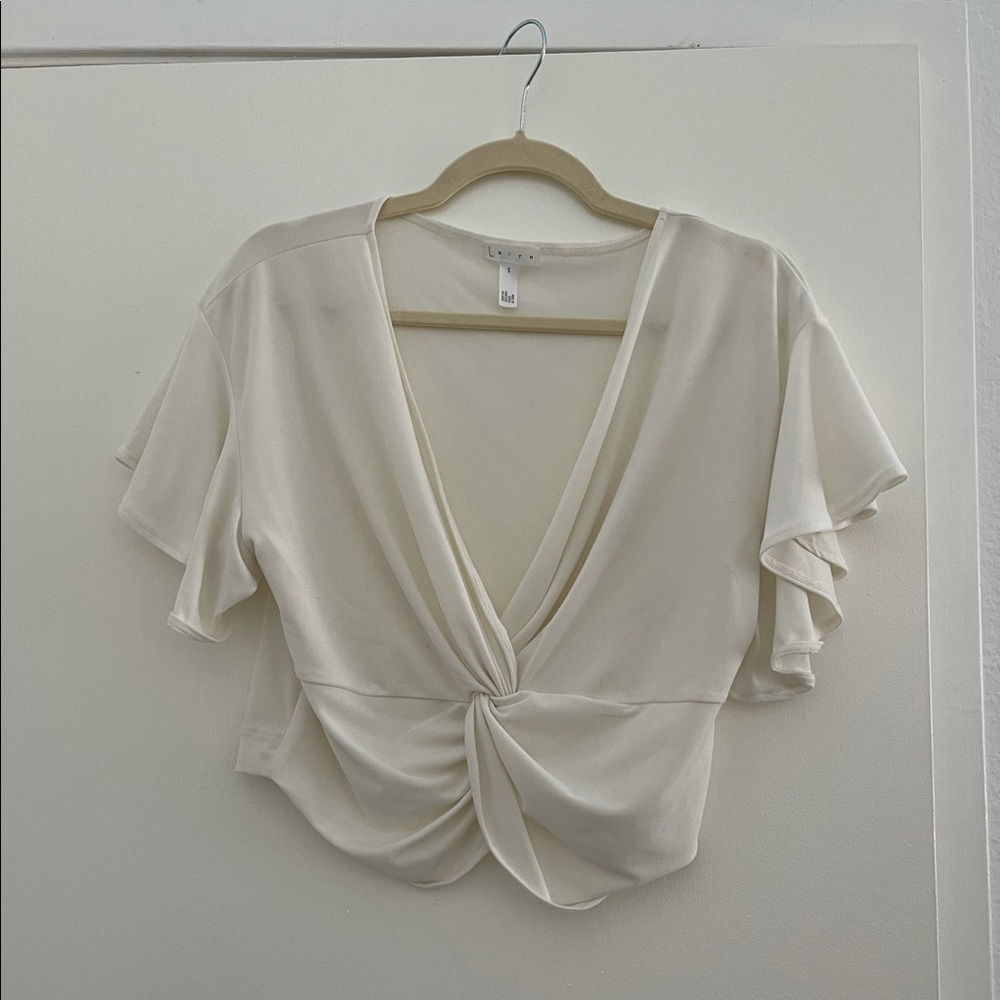 Nordstrom Leith Twist Top S Crop